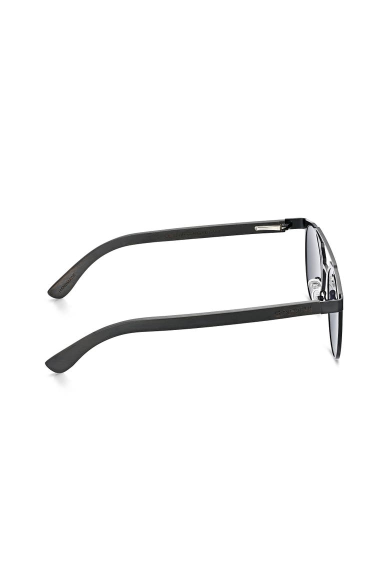 Positano Polarized Sunglasses, Alternate, color, Black/Black