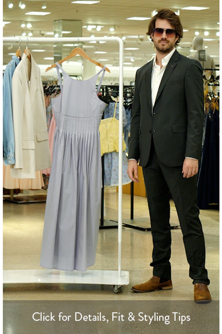 Iris Poplin Midi Dress video