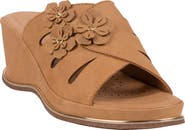 GOOD CHOICE NEW YORK Sarel Floral Wedge Sandal