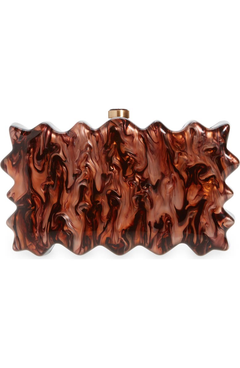 Cult Gaia Paloma Acrylic Box Clutch, Alternate, color,