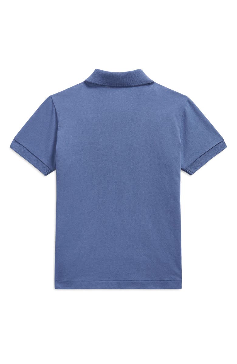 Polo Ralph Lauren Kids' Solid Cotton Jersey Pocket Polo, Alternate, color, Blue Heaven