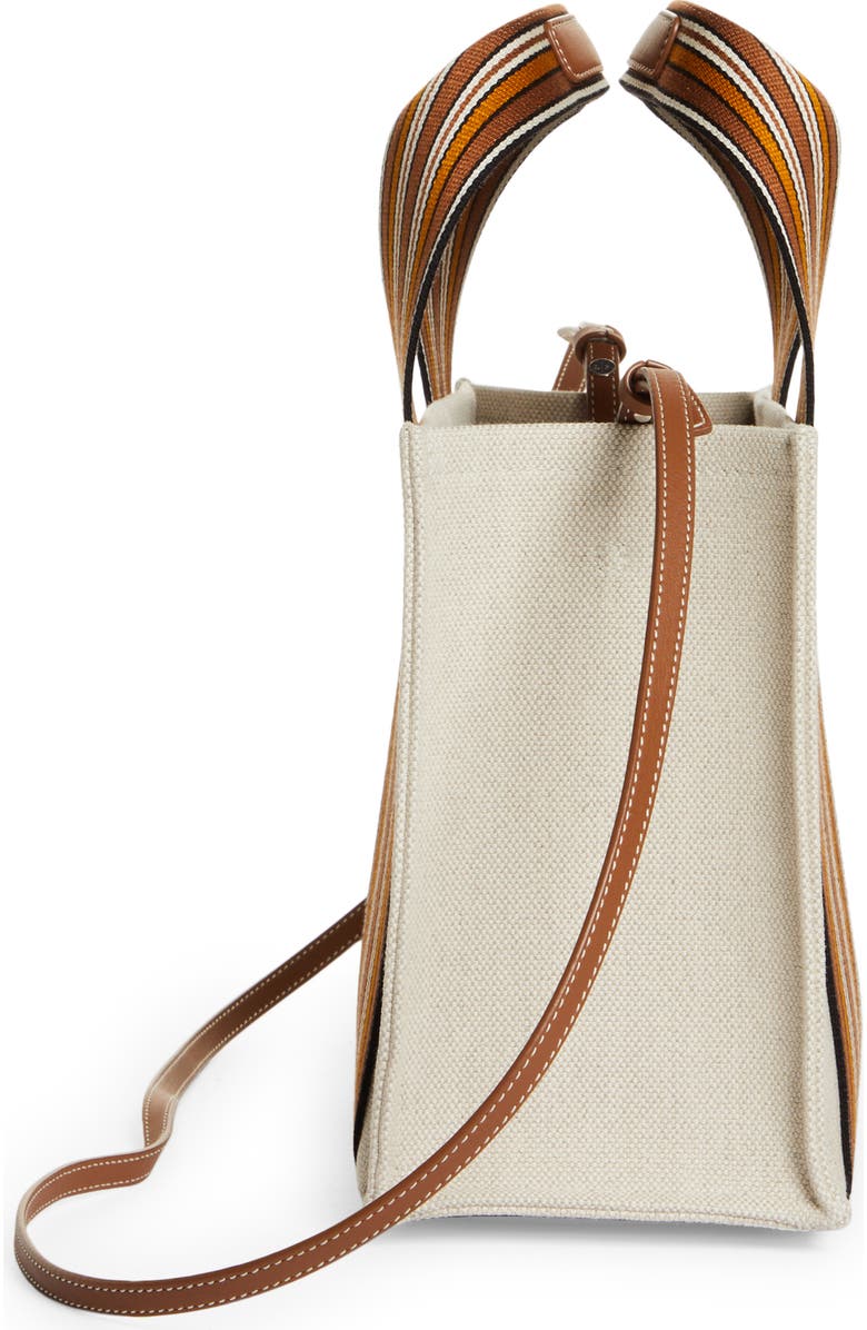 Loro Piana The Suitcase Mini Stripe Linen & Cotton Tote, Alternate, color,