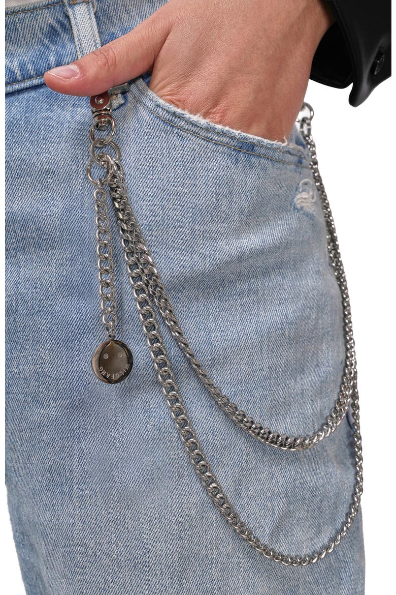The Wildfang Wallet Chain, Main, color, SILVER