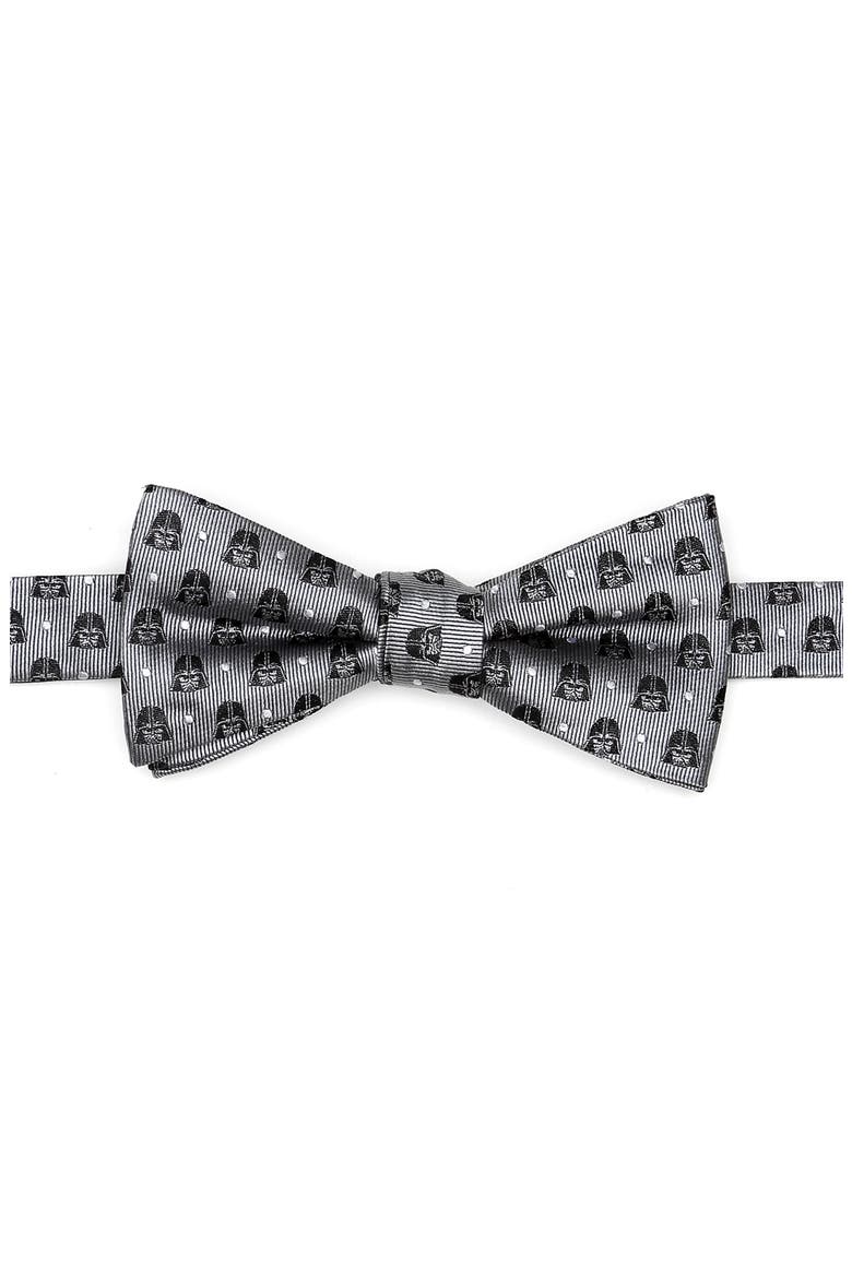 Star Wars™ - Darth Vader Dot Silk Bow Tie, Main, color, GRAY