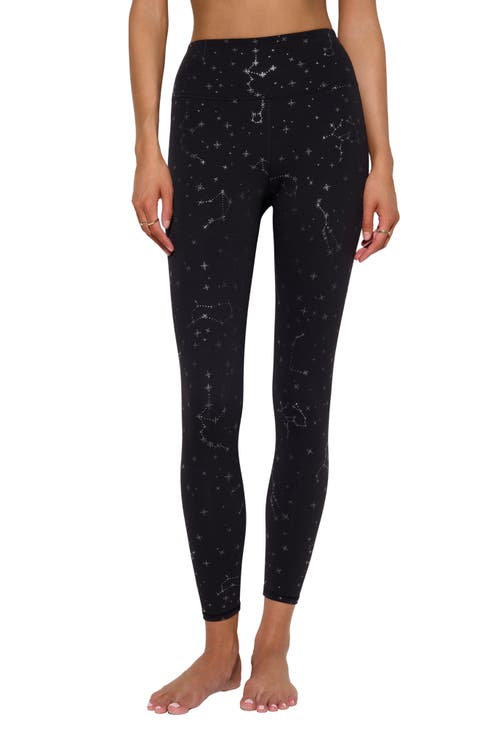 Zodiac Print Nirvana Lotus Leggings