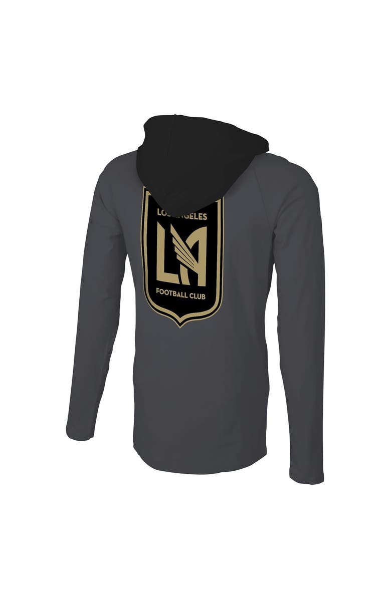 Stadium Essentials Men's Stadium Essentials Gray LAFC Tradition Raglan Hoodie Long Sleeve T-Shirt, Alternate, color, Gray