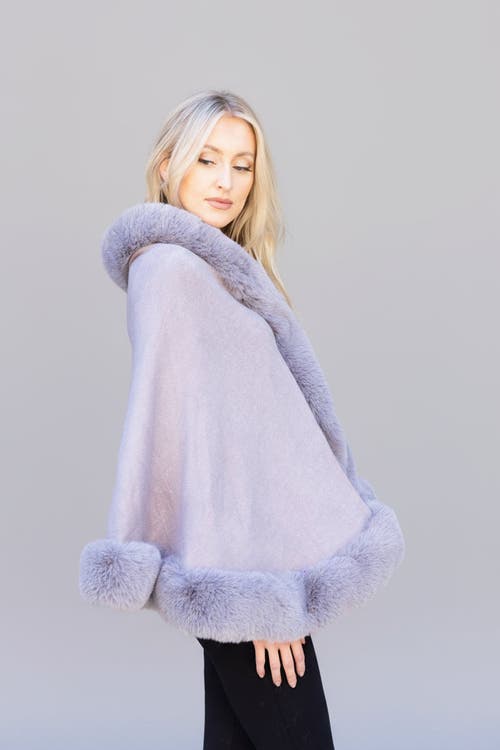 Le Fafo Jiana Wrap Cape In Purple