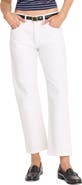 Good American Mid Rise Ankle Straight Leg Jeans