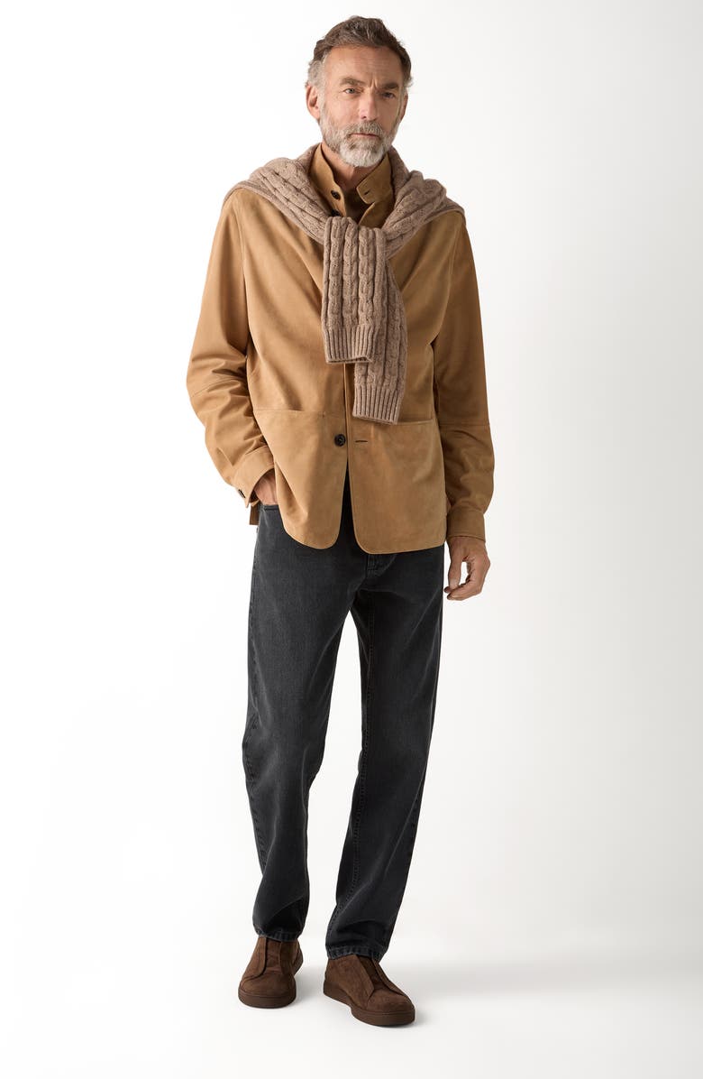 ZEGNA Cashseta Cashmere & Silk Sweater, Alternate, color, 