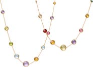 Marco Bicego Jaipur 18k Gold Mixed Stone Necklace
