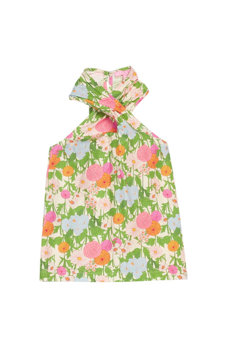 BISBY Kids' Floral Scarf Top, Main, color, Longmeadow Floral