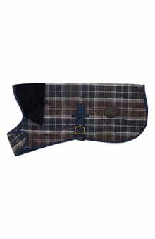 Quilted Tartan Dog Coat