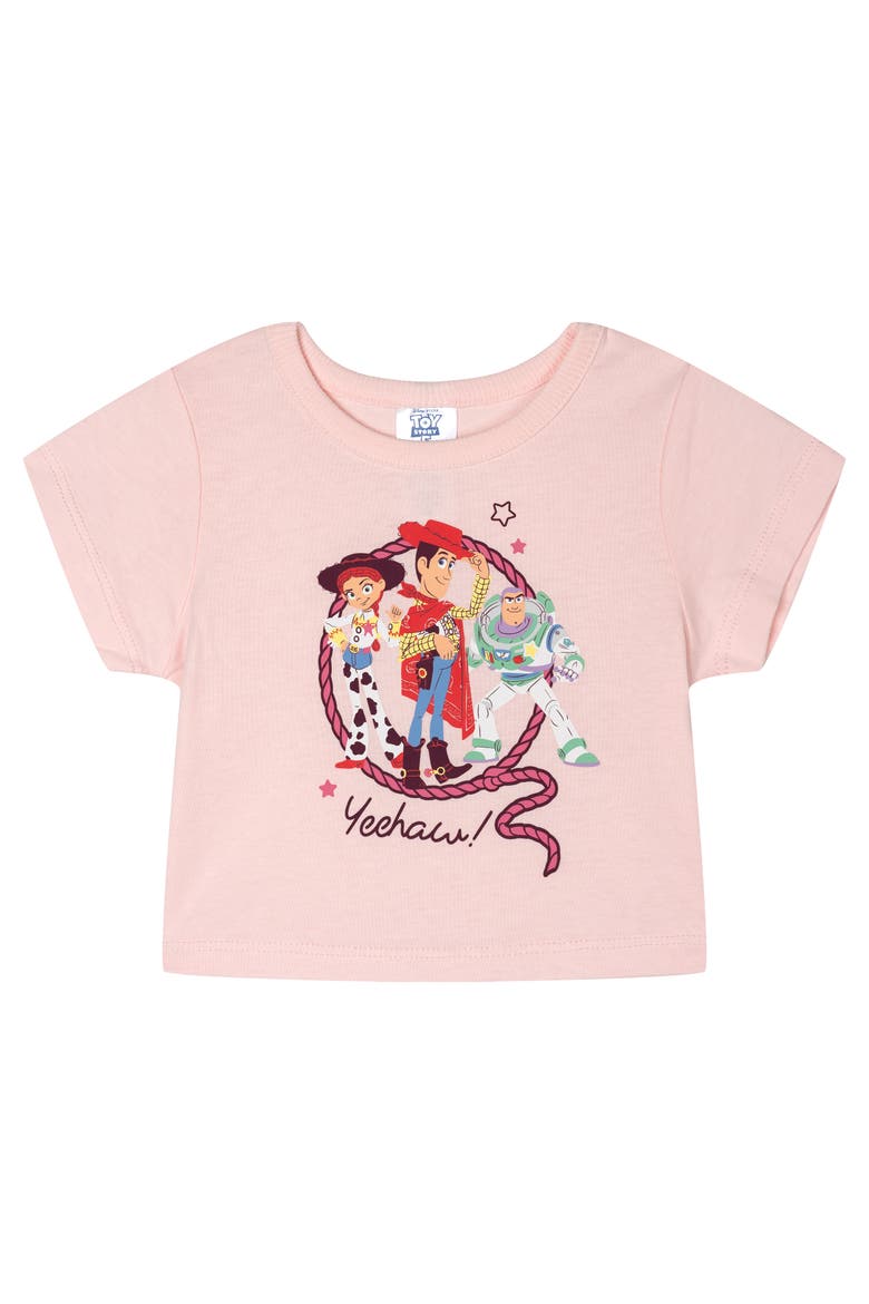 Toy Story 2-Piece T-Shirt and Skort Set, Alternate, color, Woody Buzz Pink