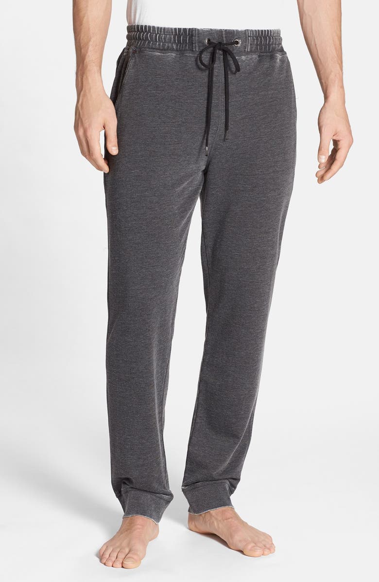 Daniel Buchler Washed Cotton Blend Lounge Pants, Main, color,