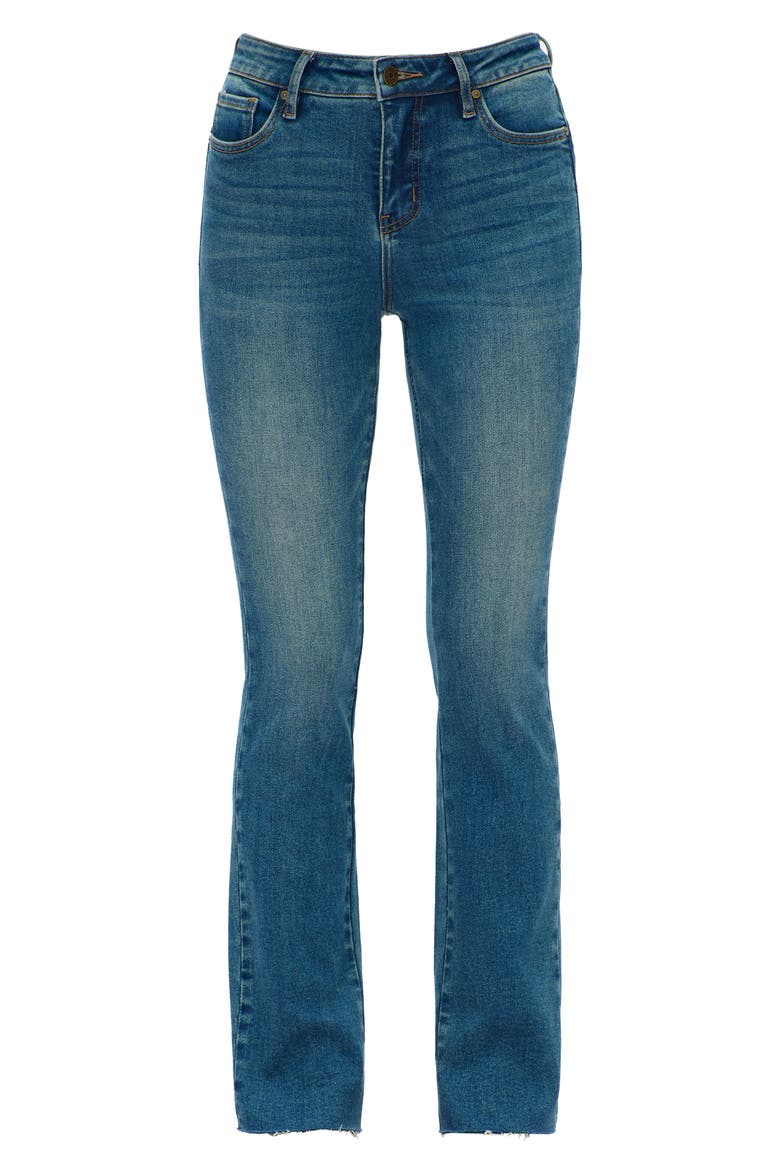 Raw Hem Skinny Jeans, Alternate, color, VINTAGE MEDIUM BLUE