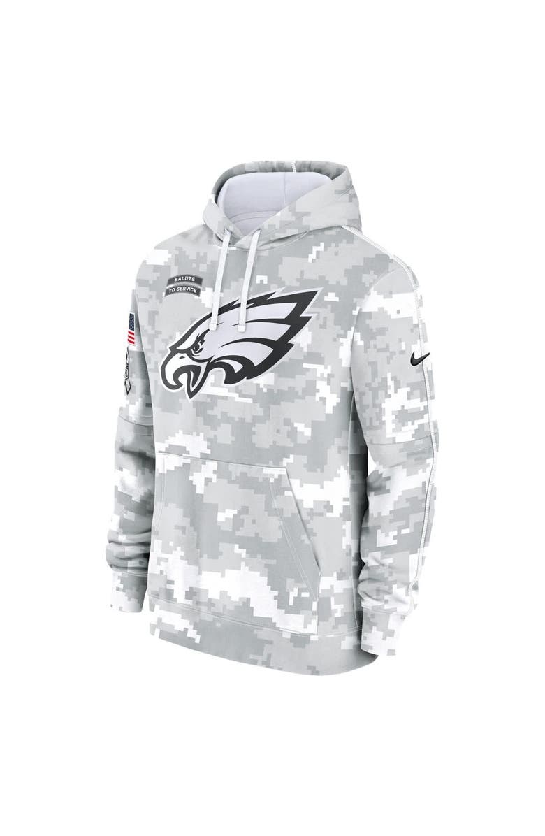 Nike Men's Nike Arctic Camo Philadelphia Eagles 2024 Salute to Service Club Fleece Pullover Hoodie, Alternate, color, 