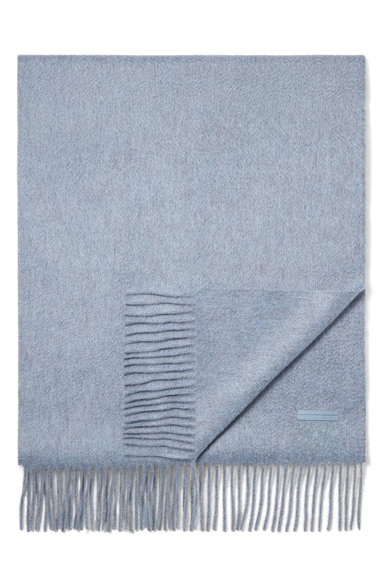 ZEGNA Oasi Cashmere Scarf, Alternate, color, Light Blue