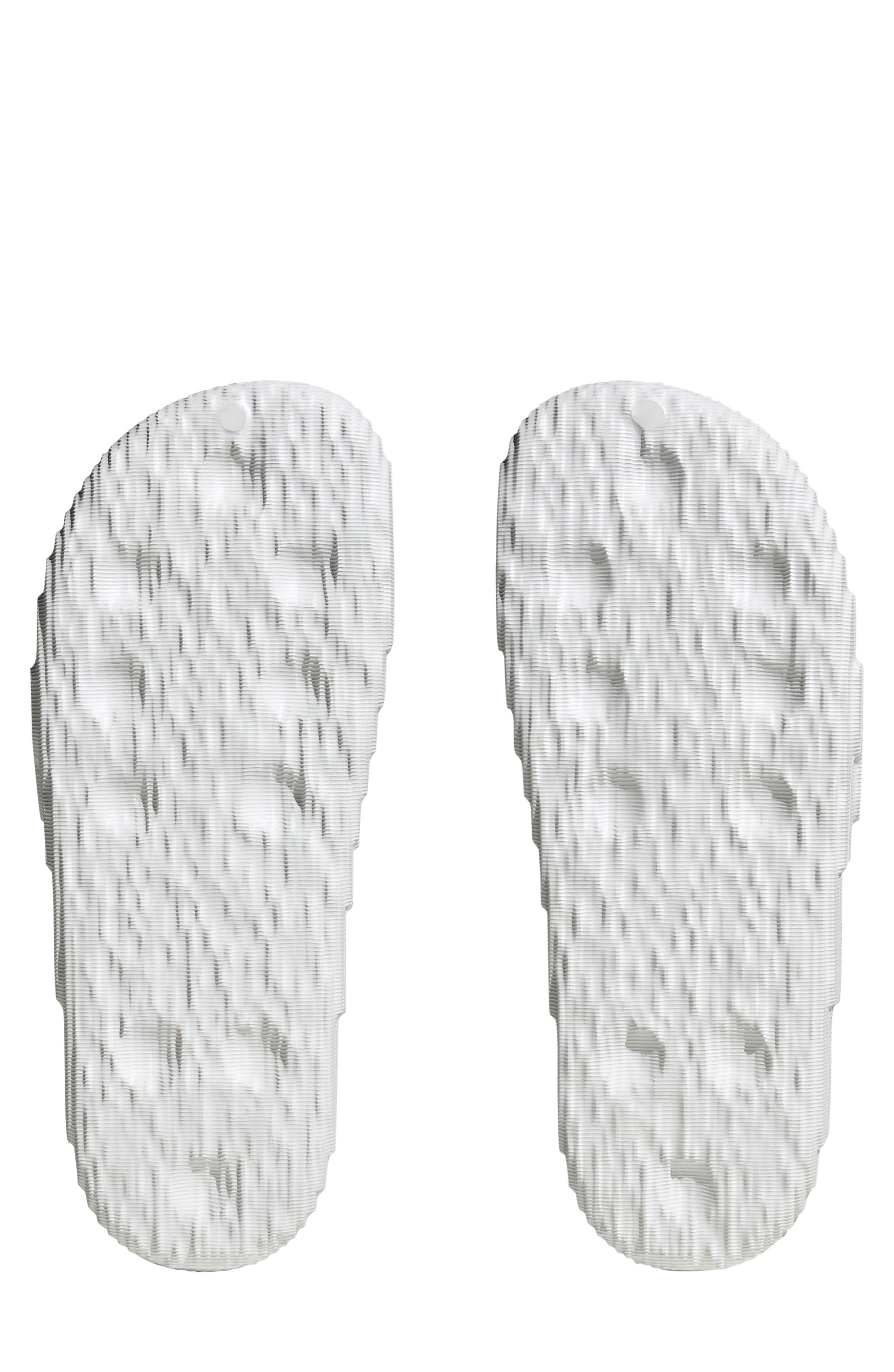 Adilette Sport Slide Sandal, Alternate, color, WHITE/ WHITE/ BLACK