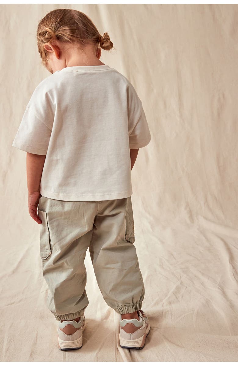 NEXT Kids' Sunshine Cotton Graphic T-Shirt & Joggers Set, Alternate, color,