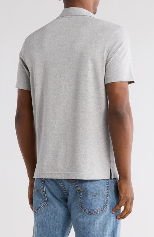 14th & Union Cotton & Modal Polo In Gray