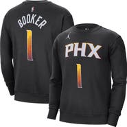 Jordan Brand Men's Jordan Brand Devin Booker Black Phoenix Suns Statement Name & Number Pullover Sweatshirt