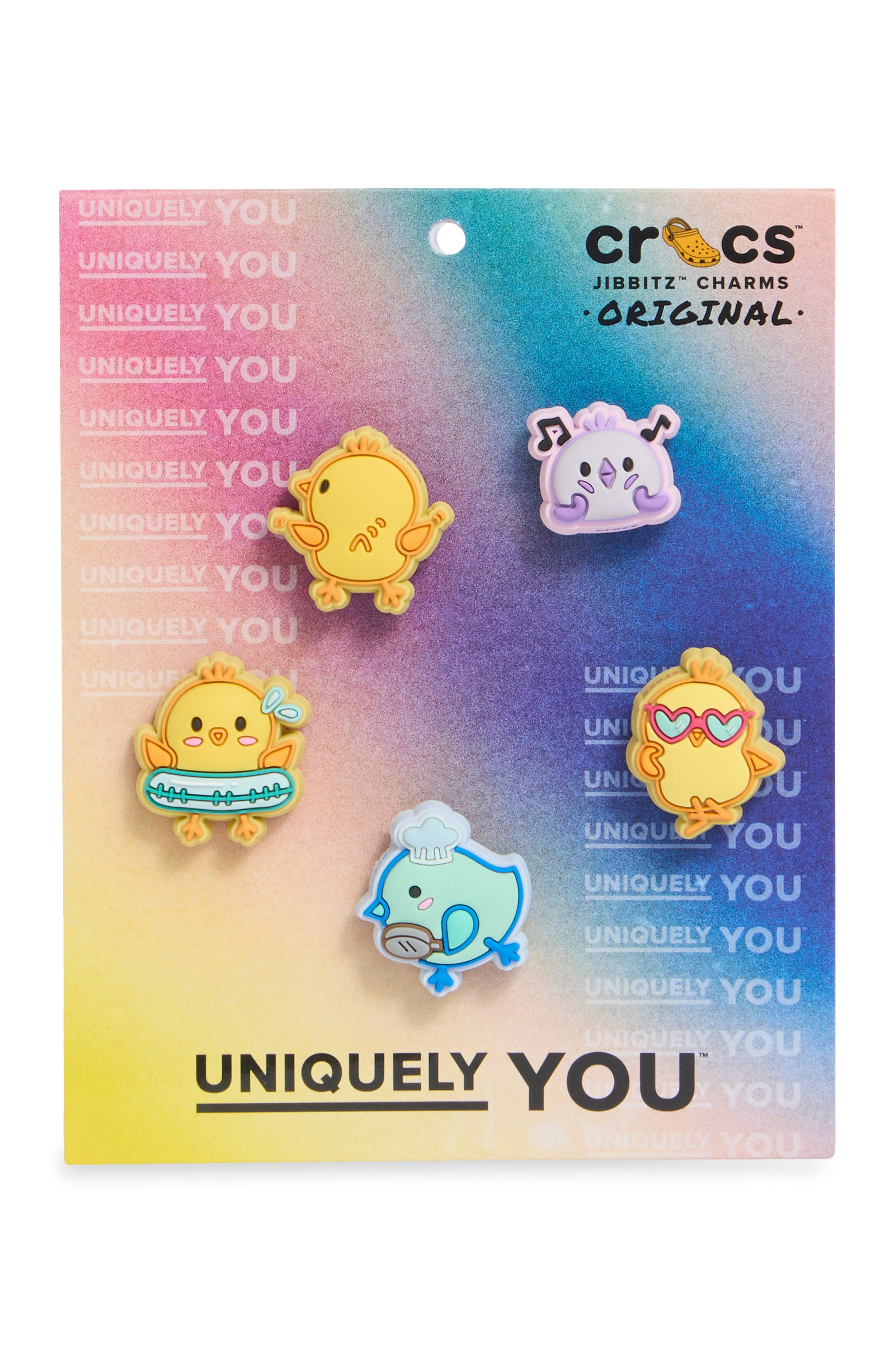 Kids' Assorted 5-Pack Chicks Having Fun CROCS Shoe Charms
