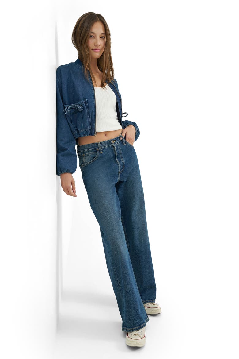 Low Slung Slouch Jeans, Alternate, color, BY THE BOOK