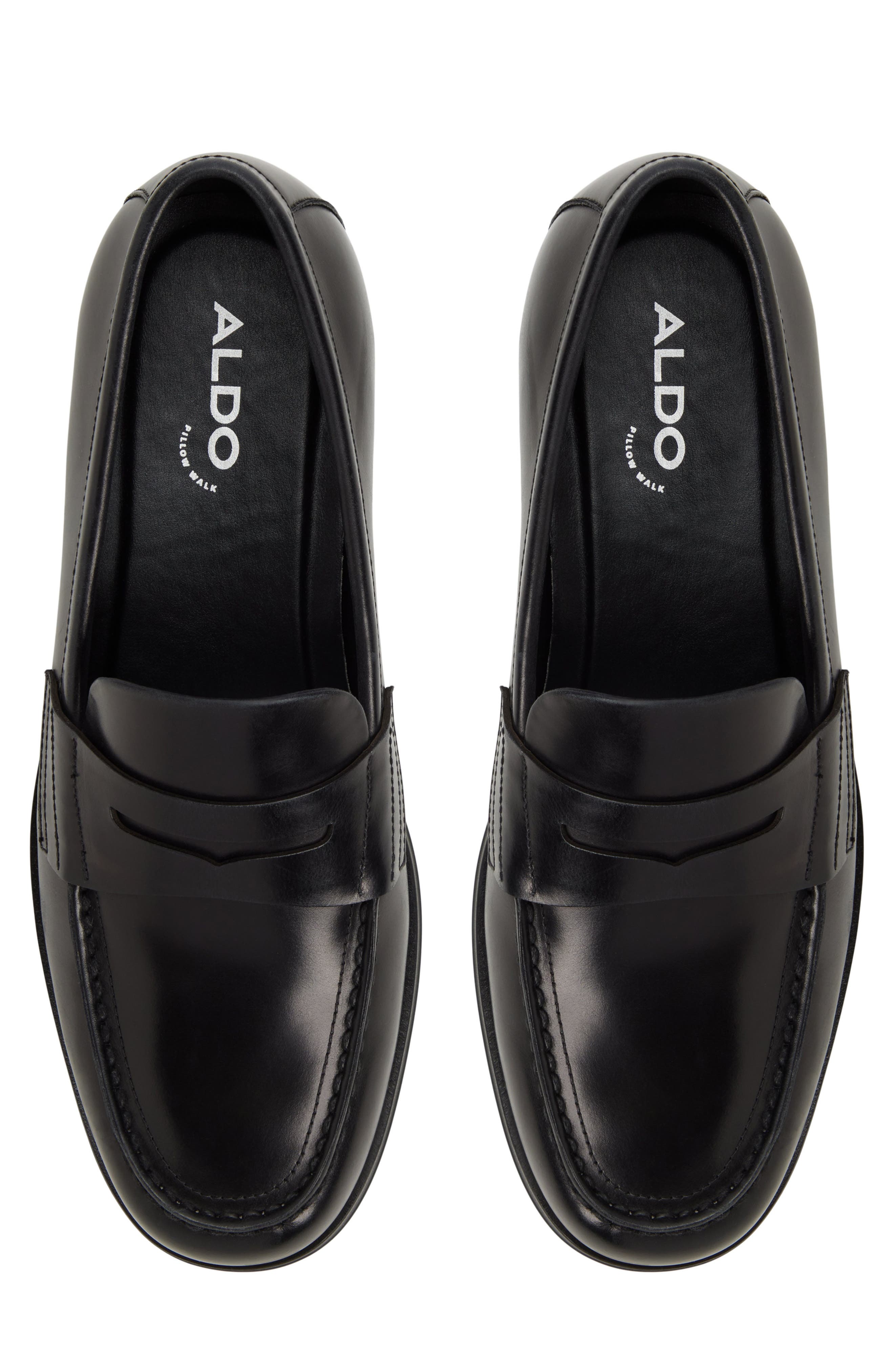 ALDO Keifer Penny Loafer, Alternate, color, Black