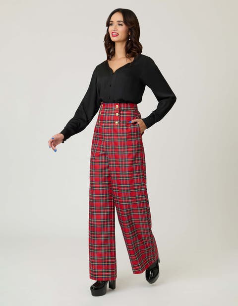 Wide Leg Sailor Pants