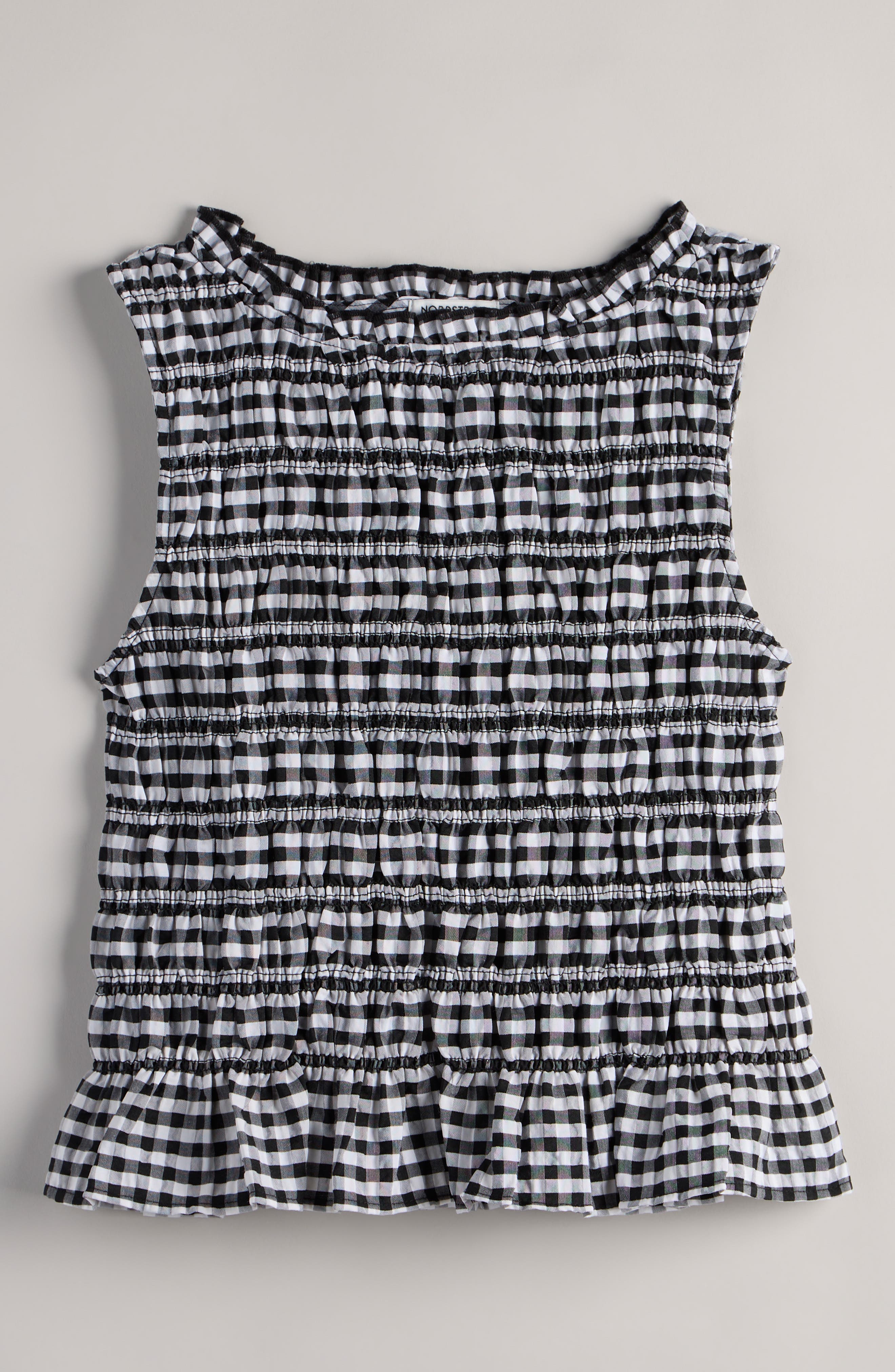 selected BLACK GINGHAM