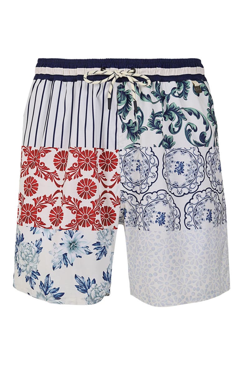 Joe Celinna Swim Trunks, Alternate, color, MULTICOLOR