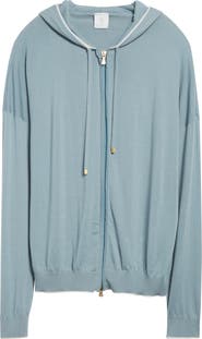 Eleventy Merino Wool Zip Hoodie