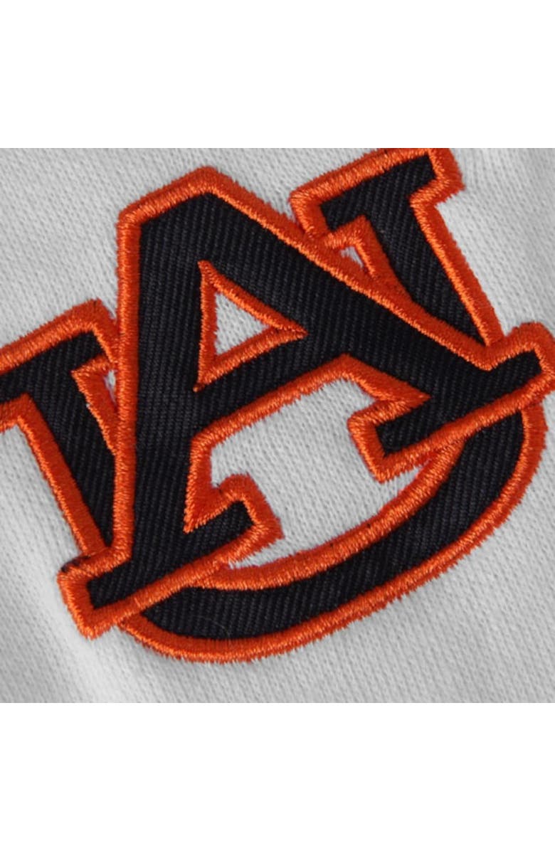 COLOSSEUM Women's Stadium Athletic White Auburn Tigers Arched Name Full-Zip Hoodie, Alternate, color, White