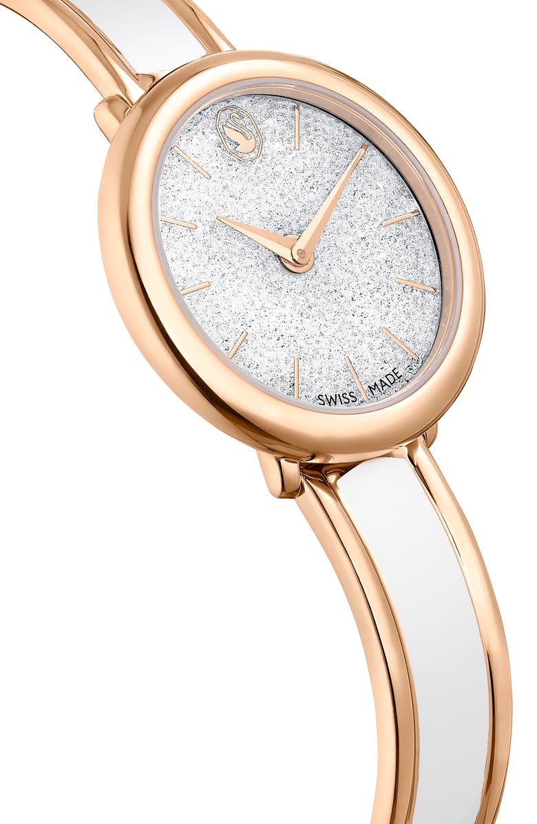 Swarovski Crystalline Braclet Watch, 32mm, Alternate, color, White