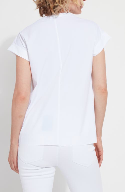 Lyssé Lysse Alessia Ruffle Top In White