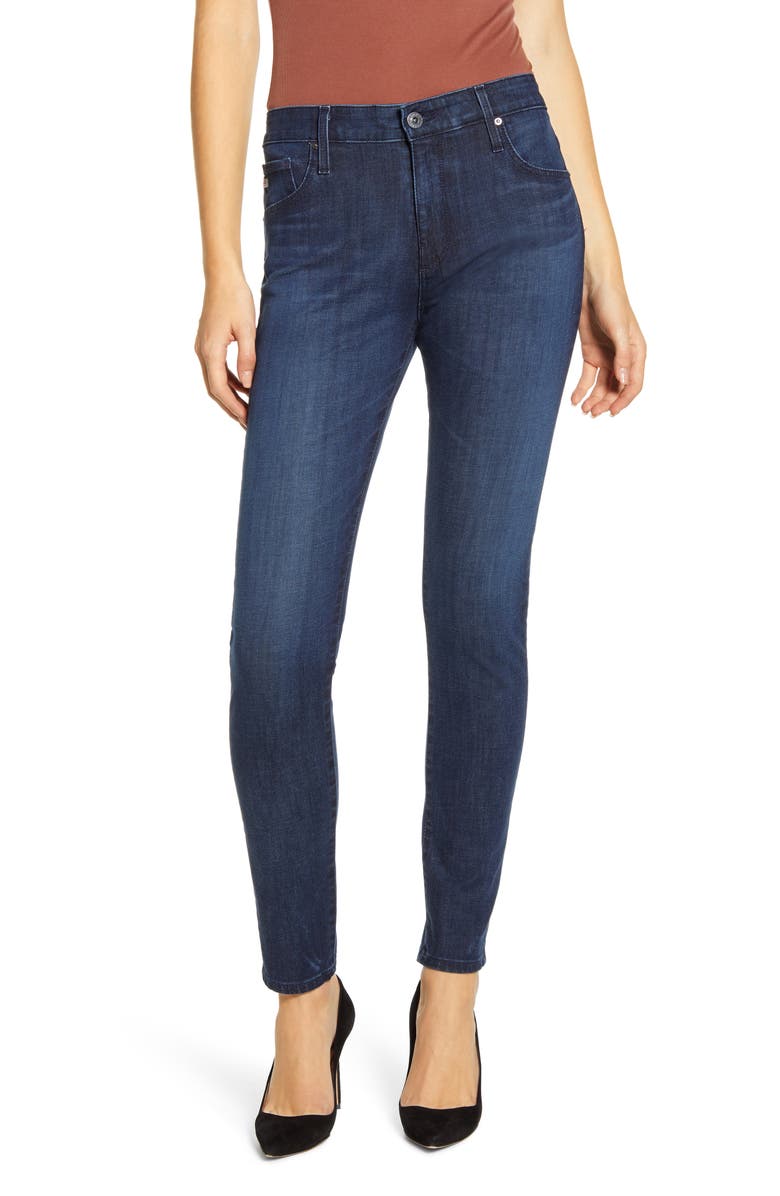 AG The Farrah High Waist Ankle Skinny Jeans, Main, color, 