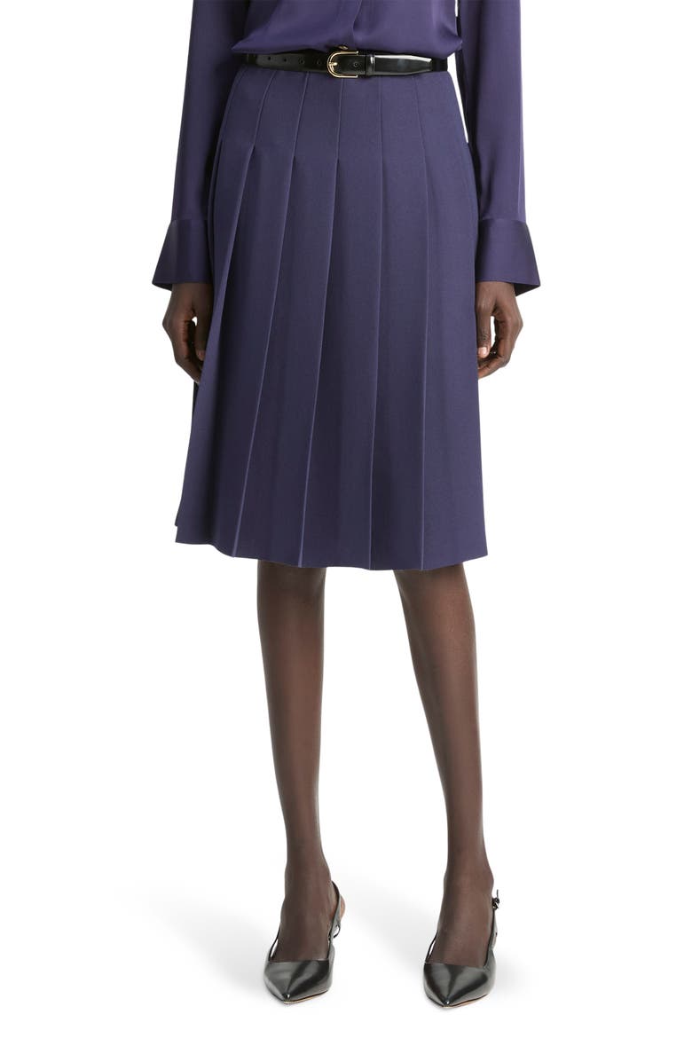 Pleated Skirt, Main, color, COASTAL BLUE