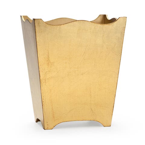 Classico Gold Waste Basket