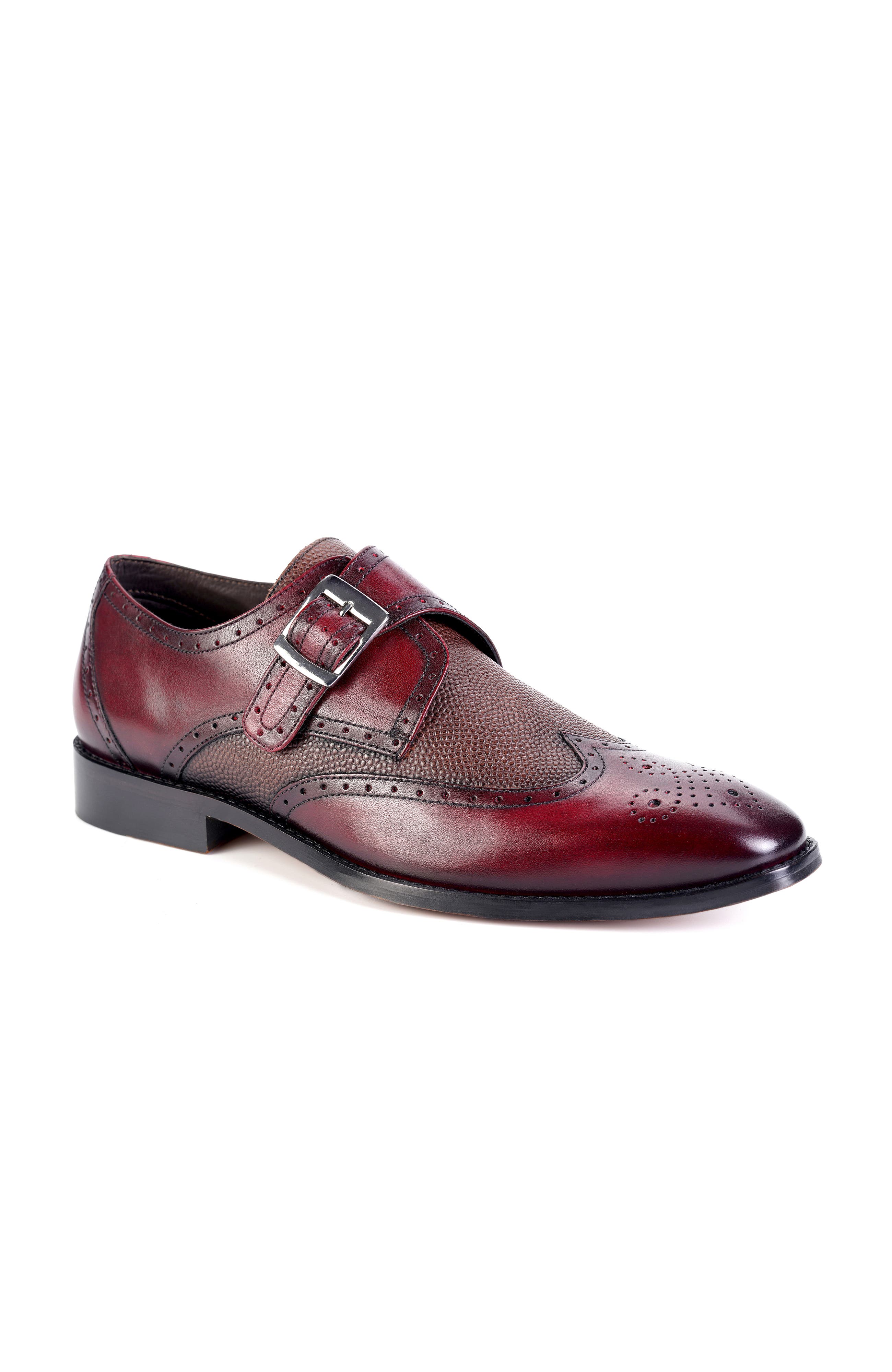 Anthony Veer Delano One Single Monk, Main, color, Burnished Oxblood