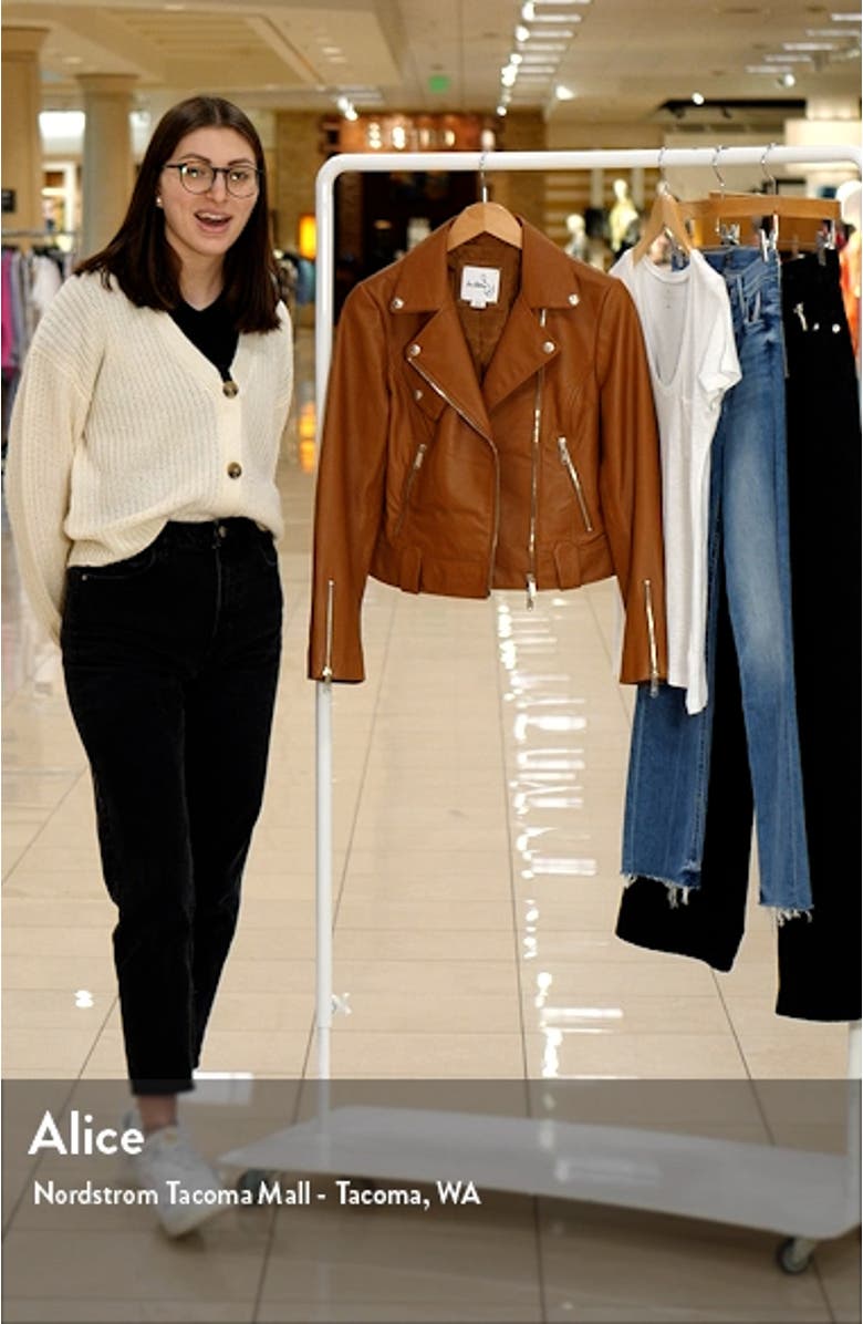 Leather Moto Jacket, sales video thumbnail