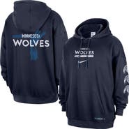 Nike Men's Nike Navy Minnesota Timberwolves Courtside Club Premium Hoodie