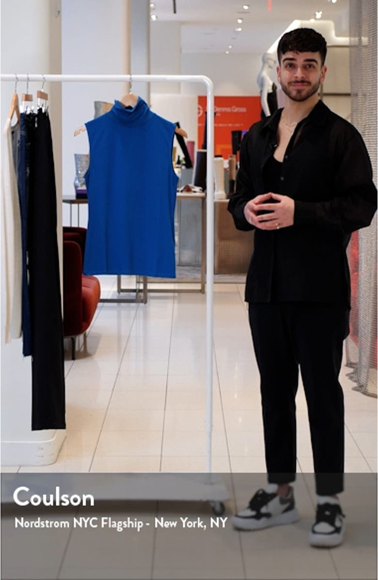 Enani Sleeveless Turtleneck Top, sales video thumbnail