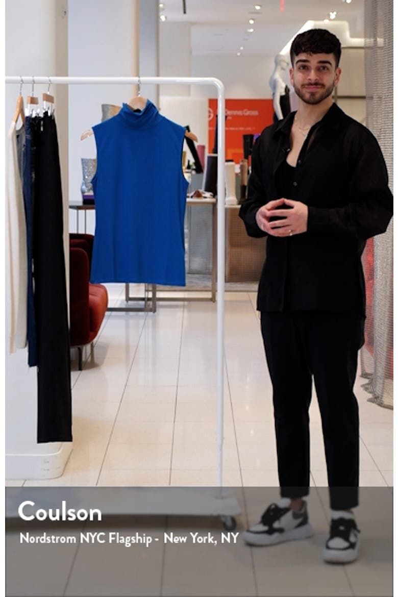 Enani Sleeveless Turtleneck Top video