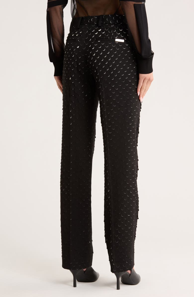 Helmut Lang Hole Punched Car Trouser Pants, Alternate, color, Black