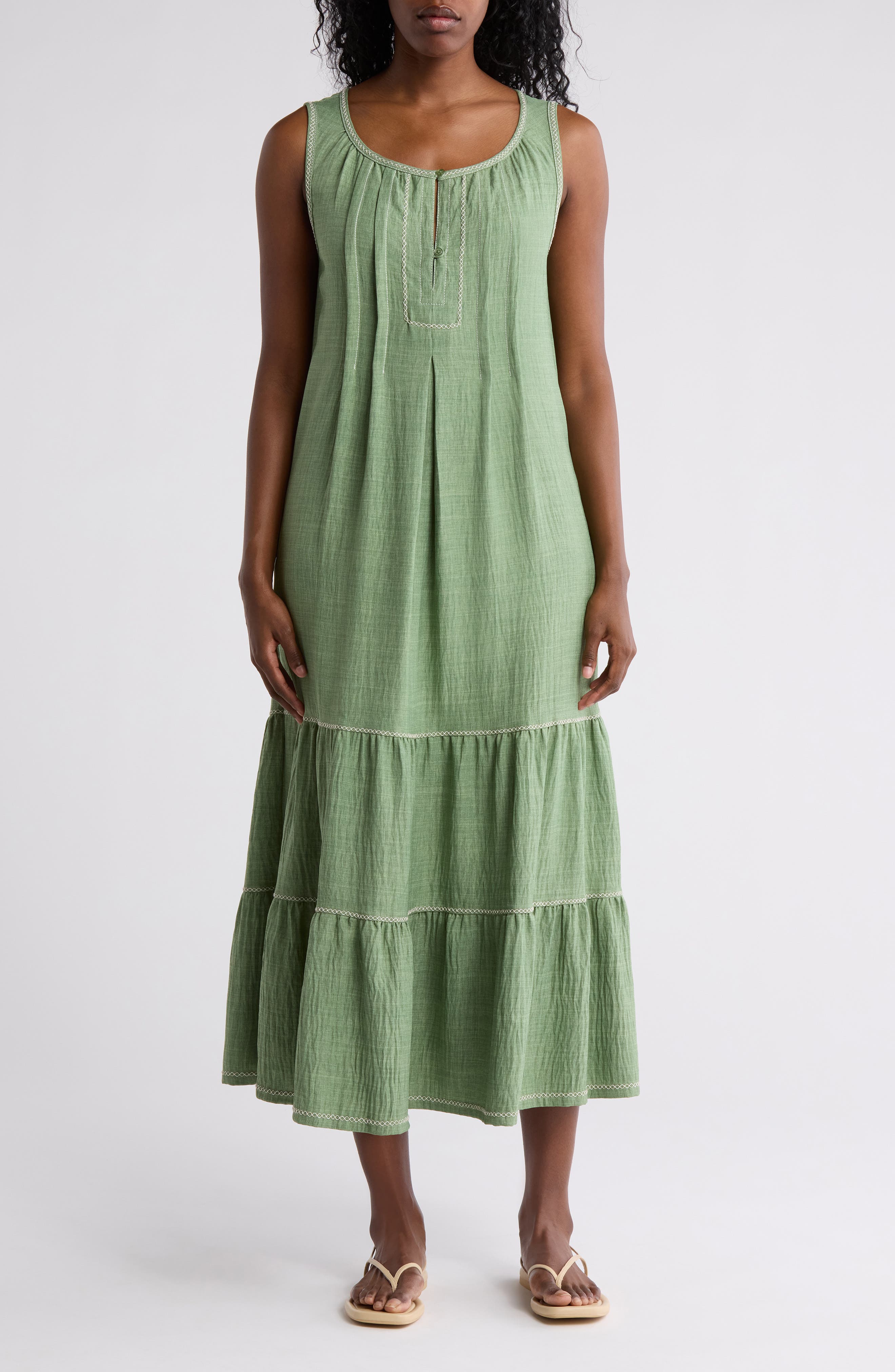 Sleeveless Split Maxi Dress - image 5