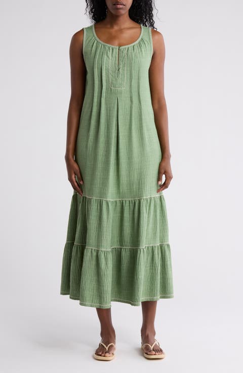 Sleeveless Split Maxi Dress