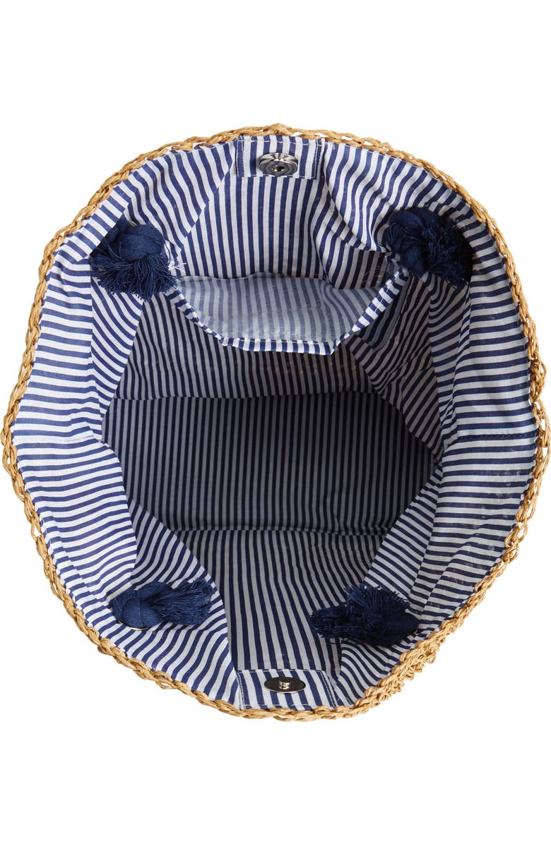 Cesca Rope & Straw Tote, Alternate, color,