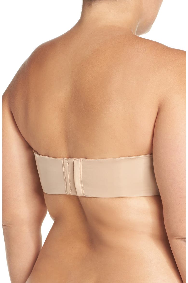 Convertible Strapless Underwire Push-Up Bra, Alternate, color, BOMBSHELL NUDE