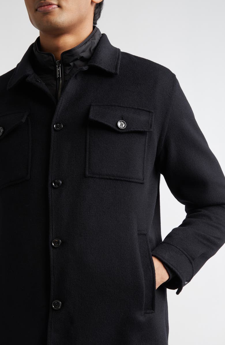 MooRER Dossi Wool & Cashmere Jacket, Alternate, color, Nero