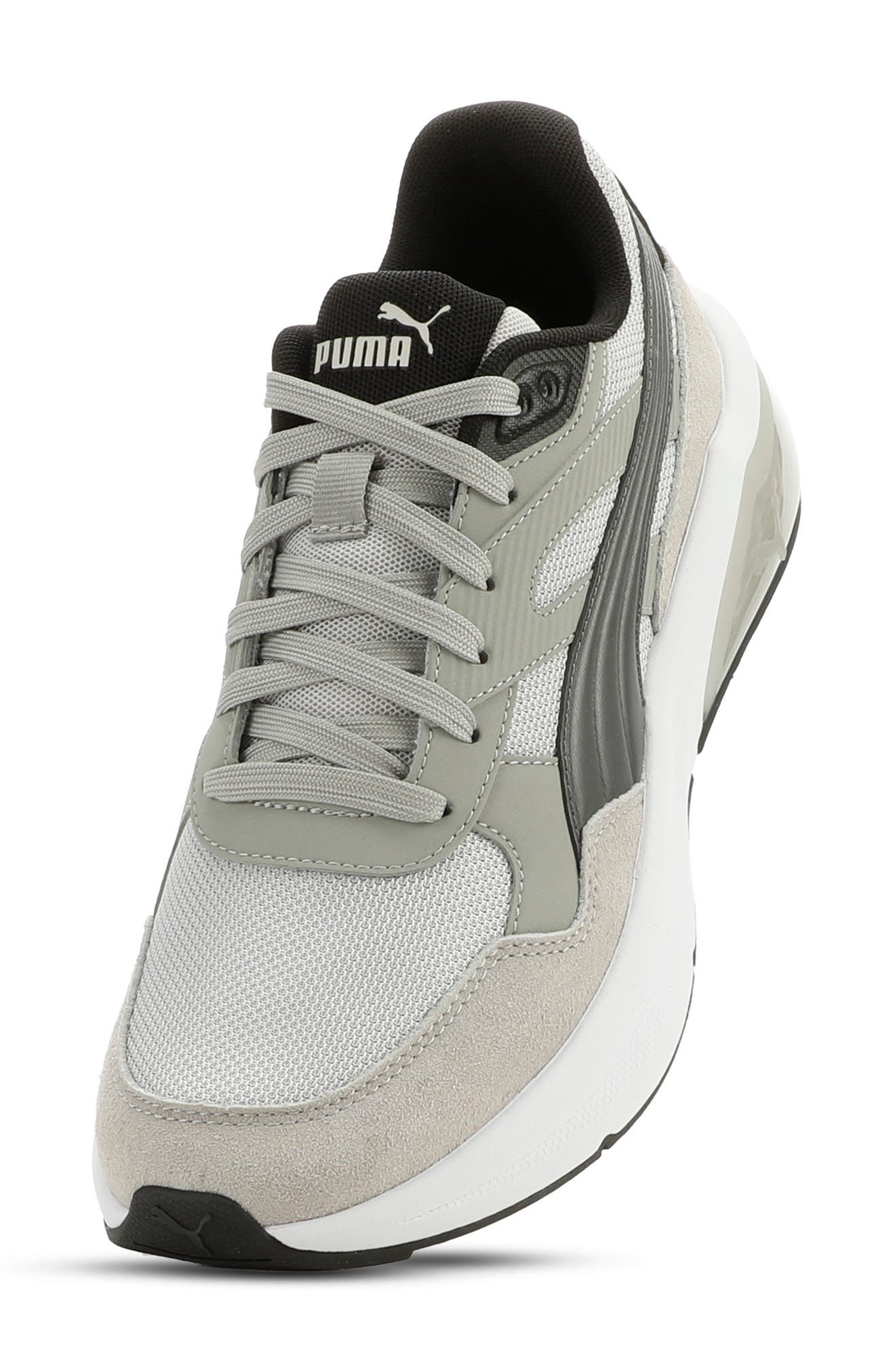 Seeker Retro Sneaker, Alternate, color, GLACIAL GRAY/ GRAY/ BLACK